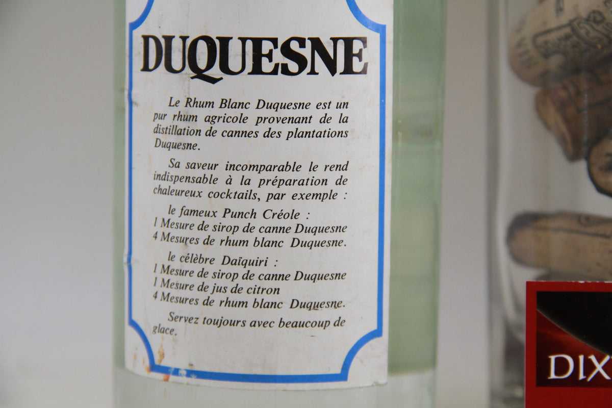 Rhum Duquesne 70 ties Pur Agricole. 70cl. 50° - Eric-Dixvins