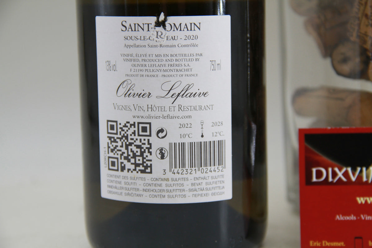 Saint Romain " Sous le Chateau " ** 2020 ** Olivier Leflaive - Eric-Dixvins