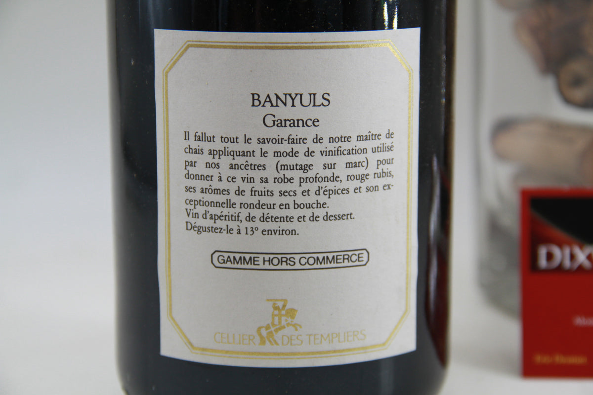 Banyuls Garance ** Rubis ** " Cellier des Templiers - Eric-Dixvins