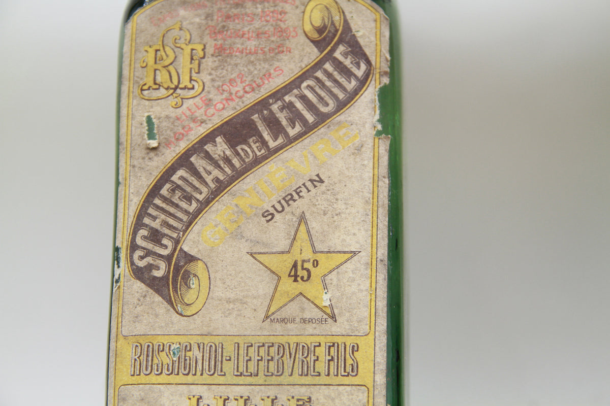 Genièvre Schiedam de L'Etoile Rossignol-Lefebvre Fils. +- 1910
