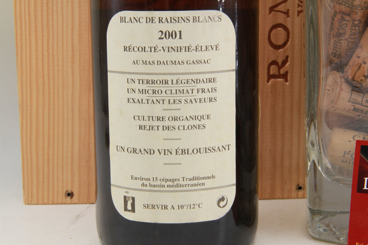 Mas De Daumas Blanc 2001 Languedoc.
