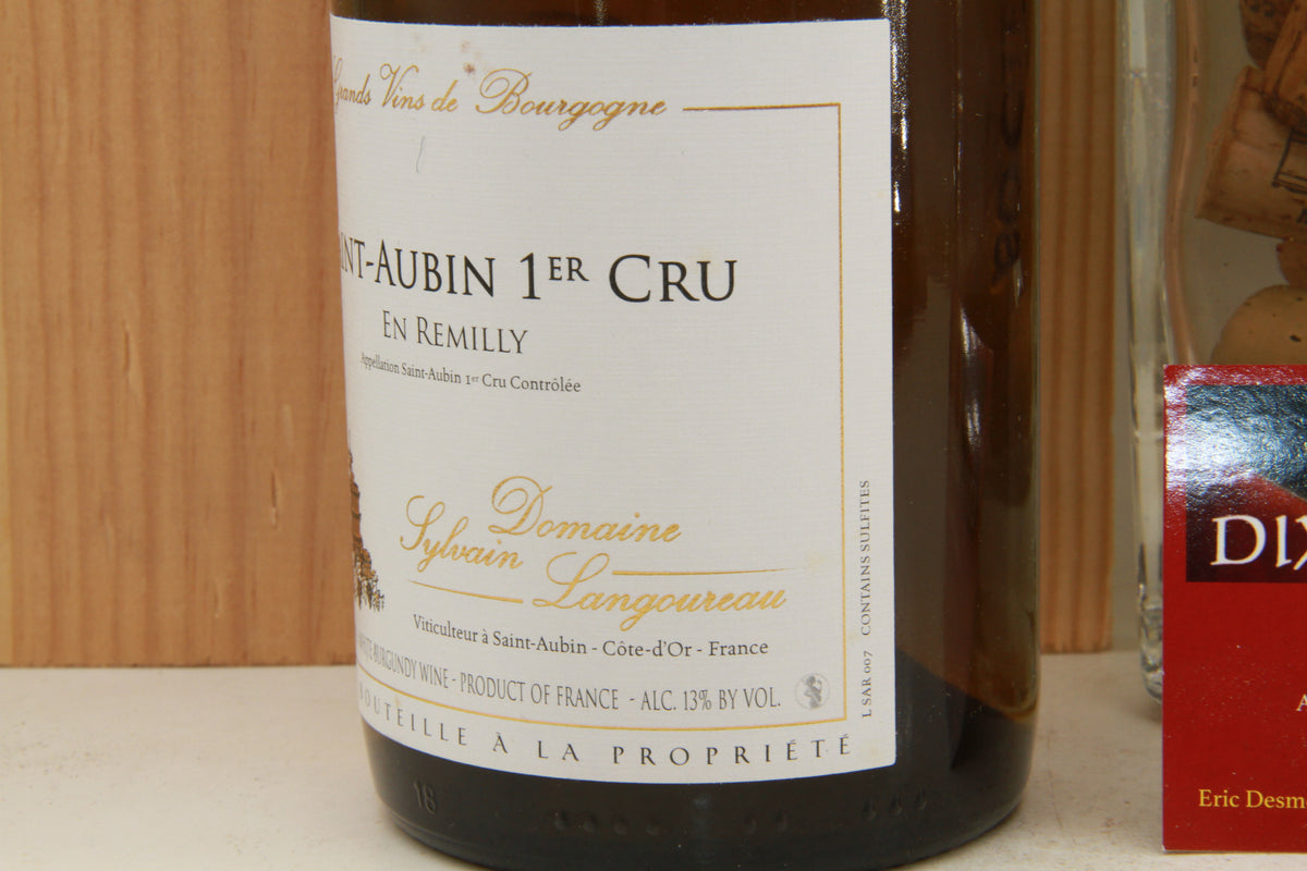 Saint Aubin 1er Cru En Remilly Domaine Sylvain Langourou 2012