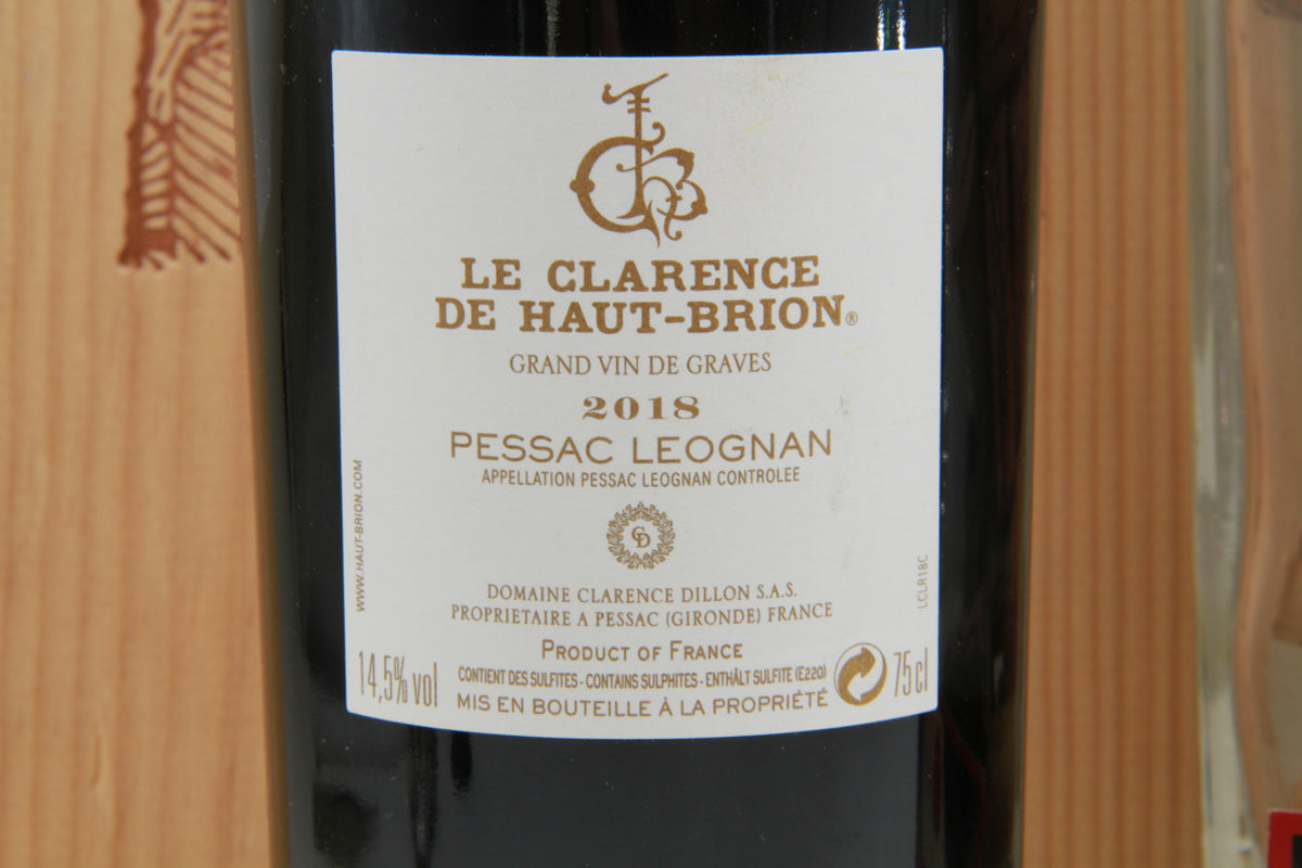 Le Clarence De Haut Brion Pessac Léognan. 2018