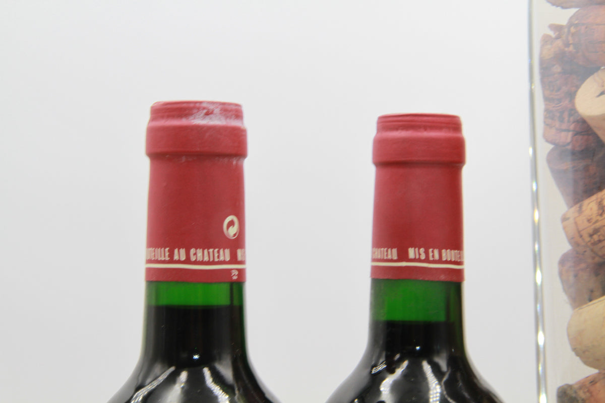 Chateaau Petit Village pomerol. 1993 lot 2 bouteilles