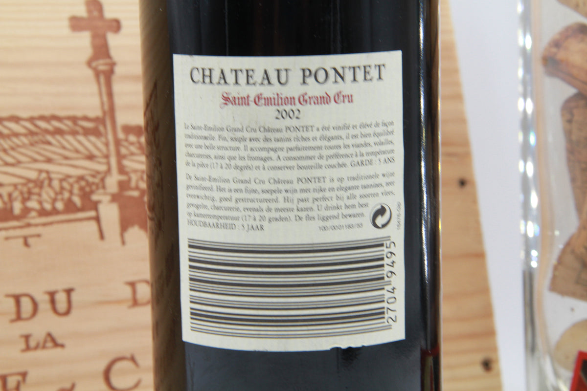 Chateau Pontet Grand Cru Saint Émilion 2002