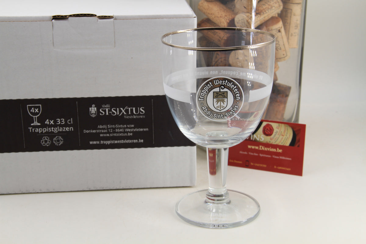 Verre. x4. Trapiste Westvleteren. - Eric-Dixvins