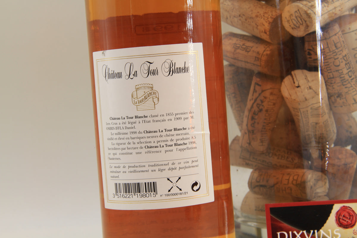 - Chateau La Tour Blanche ** 1998 ** 1er Grand Cru Classé Sauternes - Eric-Dixvins