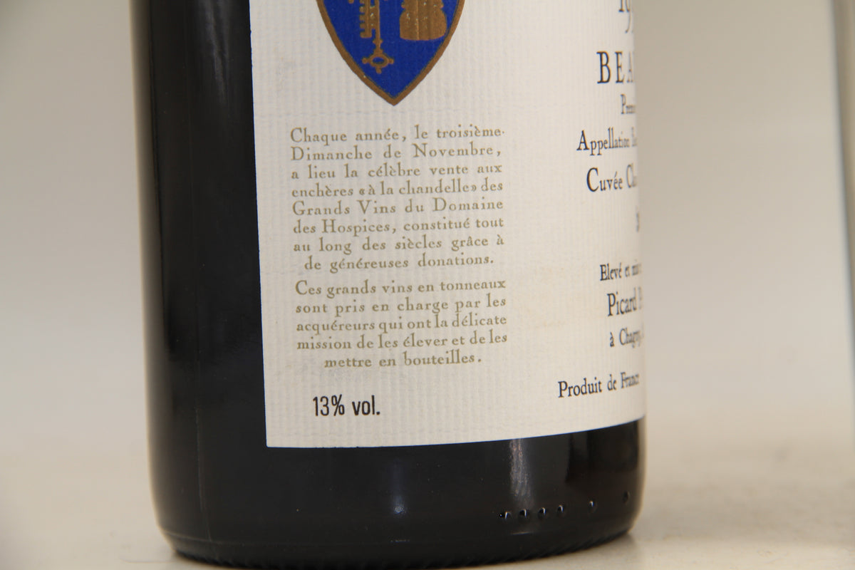Beaune " Cuvée Clos des Avaux " 1er Cru ** 1995 ** Hospices de Beaune - Eric-Dixvins