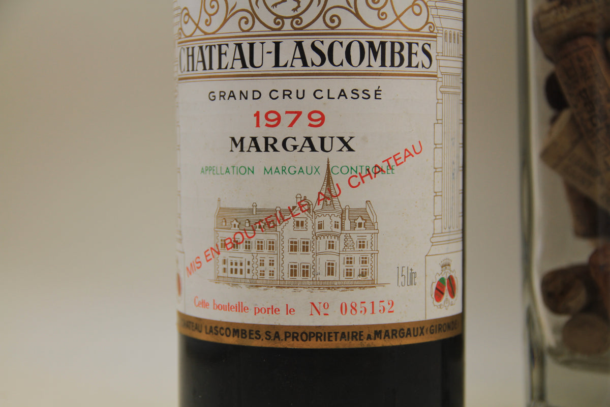 Chateau lascombes **1979 ** Grand Cru Classé Margaux. Magnum 1,5 L - Eric-Dixvins