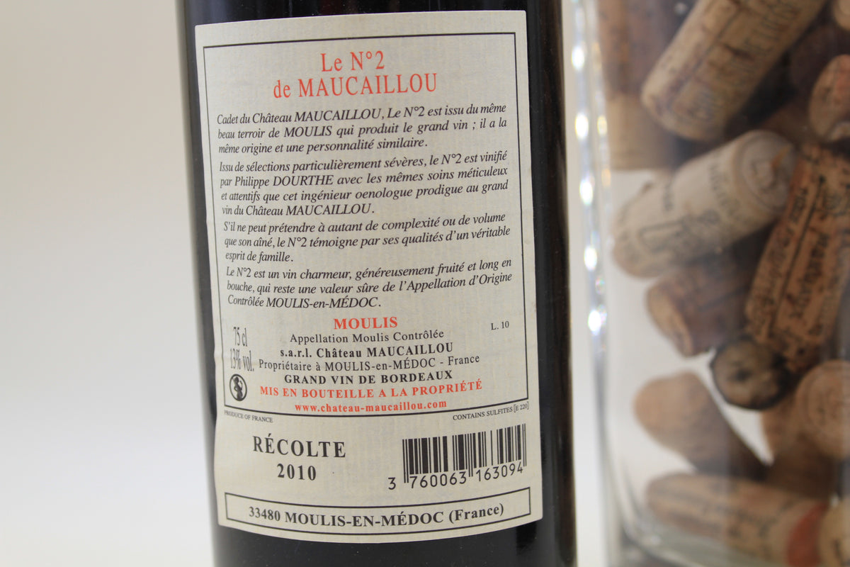 Chateau Maucillou N2 **2010** Moulis - Eric-Dixvins