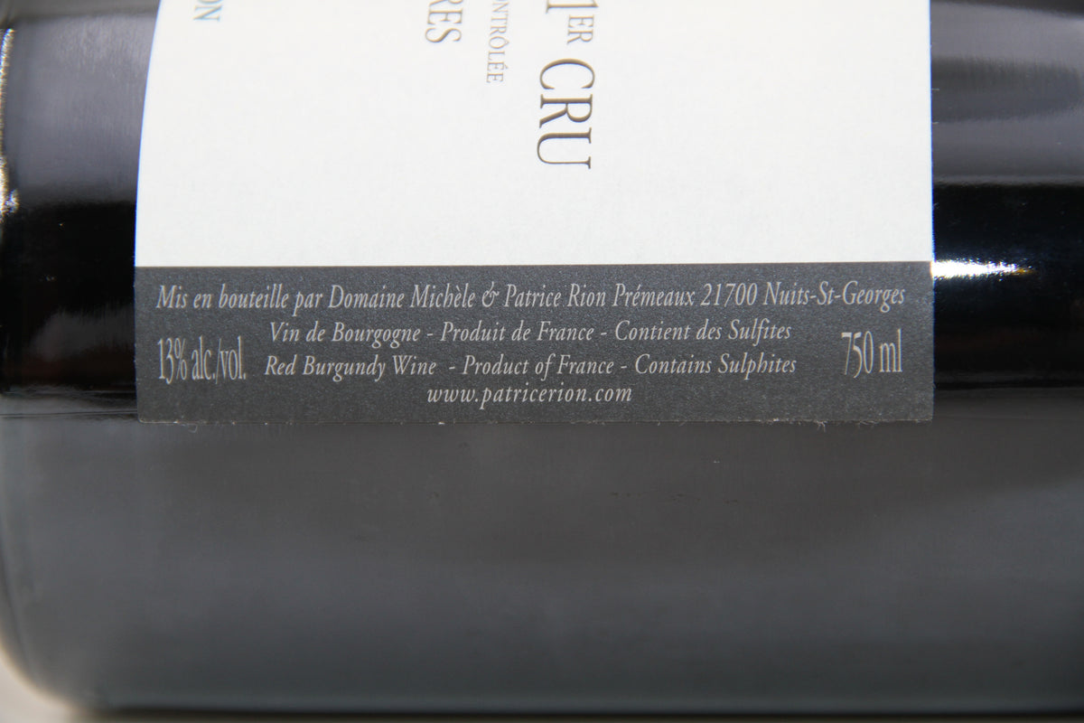 - Nuits St Georges 1er Cru "Clos Des Argillières " ** 2007 ** Domaine Rion - Eric-Dixvins