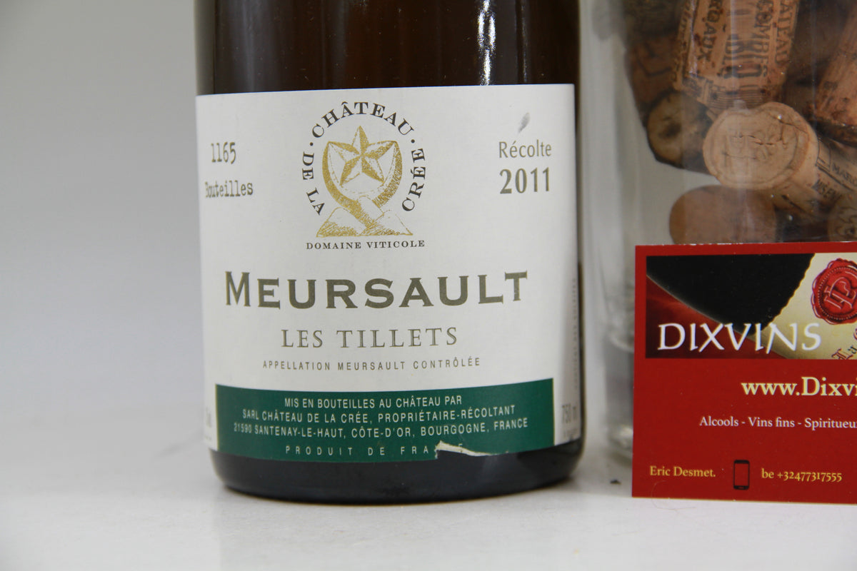Meursault  Les Tillets  Chateau de la Crée 2011 - Eric-Dixvins
