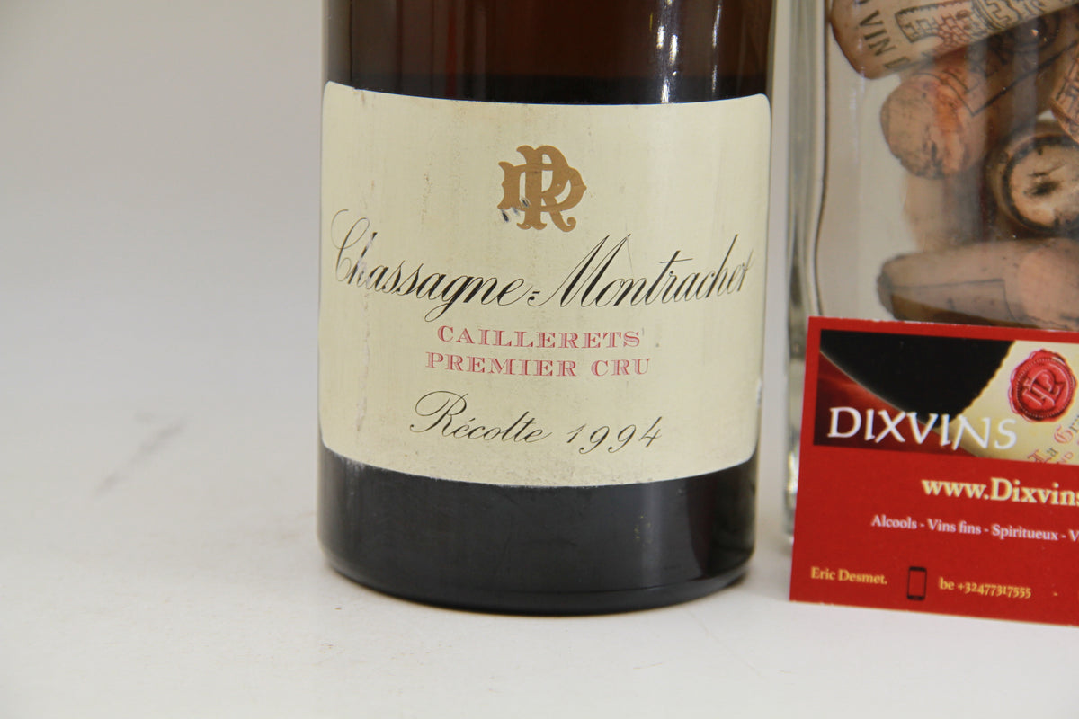 Chassagne  Montrachet 1er Cru Caillerets    Marc Rougeot - Dupin  1994