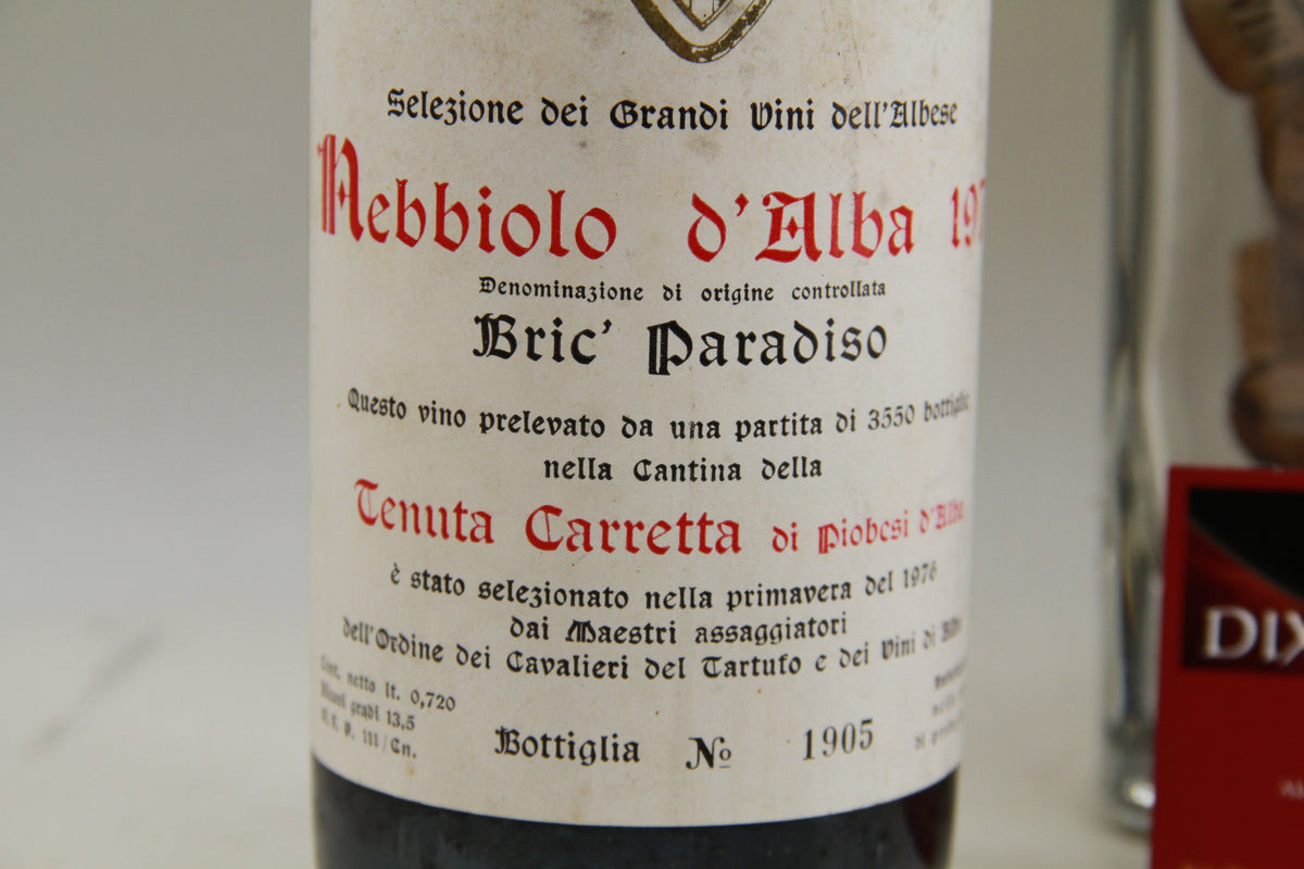 Nebbiolo d' Alba.     Eric Pradiso  1971