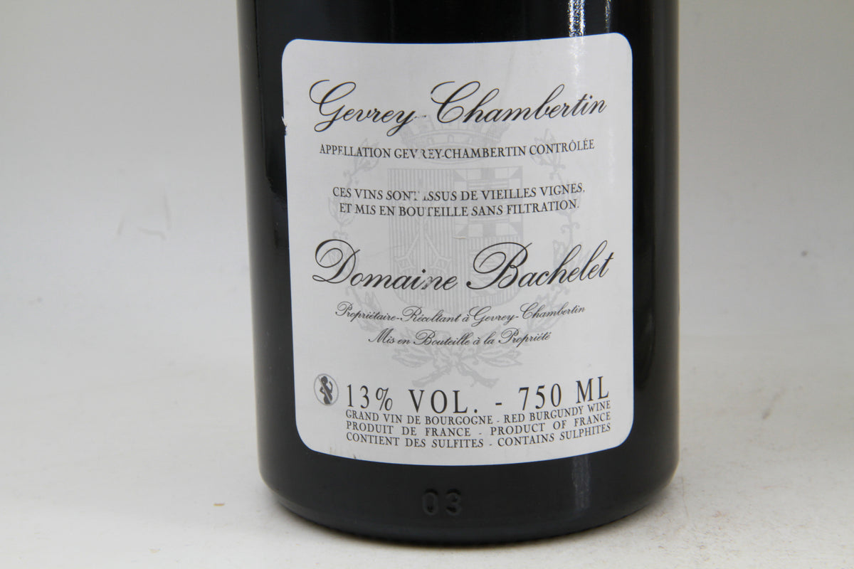 Gevrey Chambertin  Vielles Vigne Domaine Bachelet.  2008