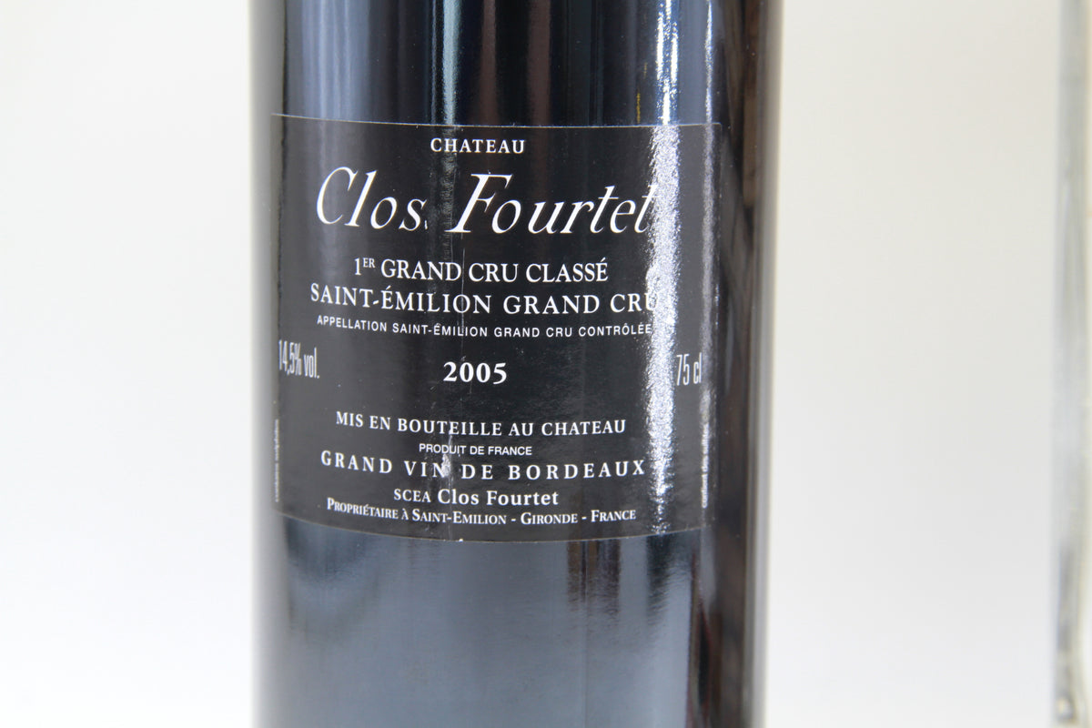 Chateau Clos Fourtet   1er St Émilion Grand Cru Classé   2005