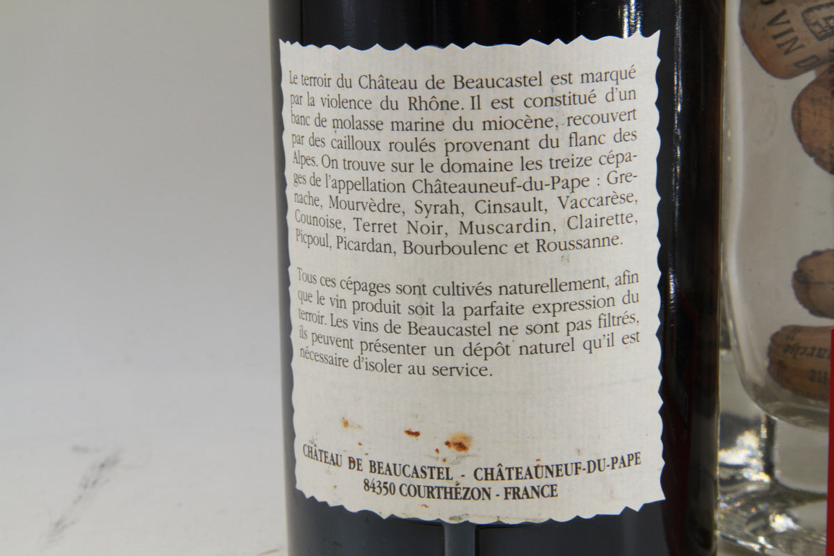 Chateauneuf Du Pape  Chateau De Beaucastel 1993