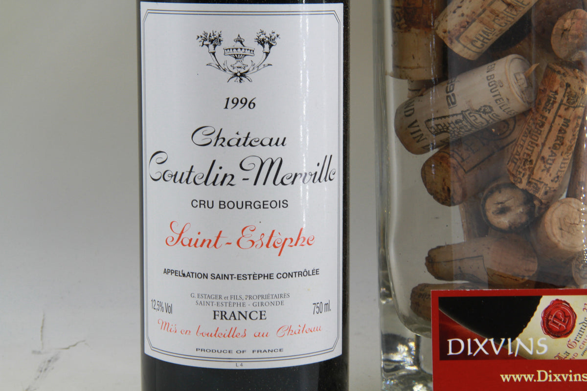 Chateau Coutelin-Merville  Cru Bourgeois Saint Éstephe 1996