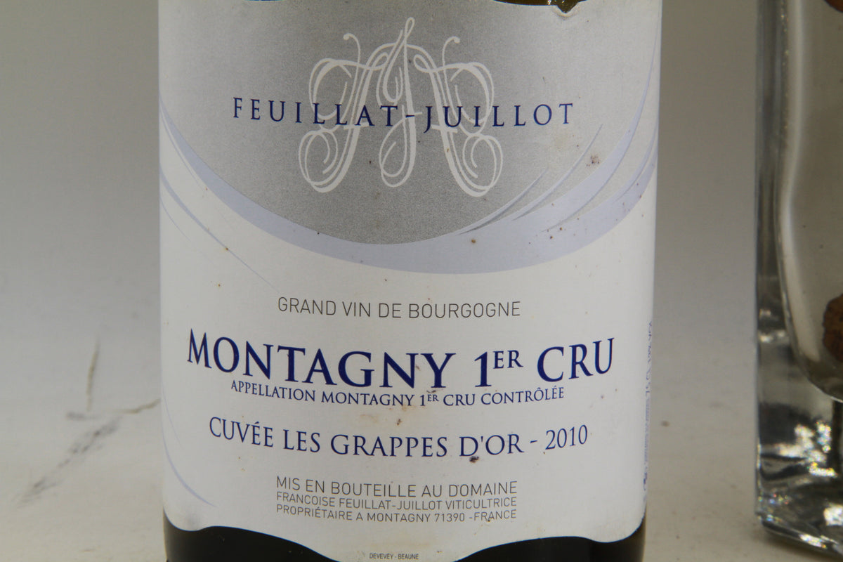 Montagny 1er Cru " Cuvée Les Grappes D'Or  " **2010 ** Domaine Feuillat-Juillot