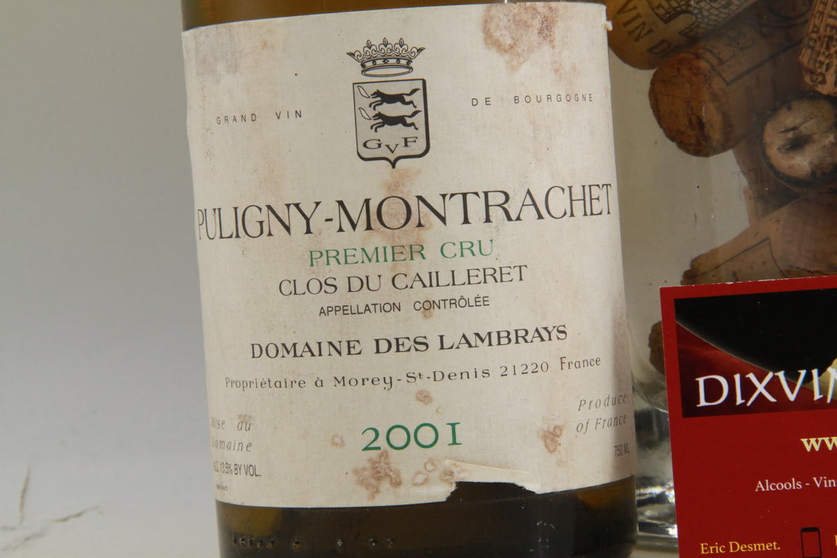 Puligny-Montrachet 1er Cru "Clos des Cailleret " **2001 ** Domaine Des Lambrays