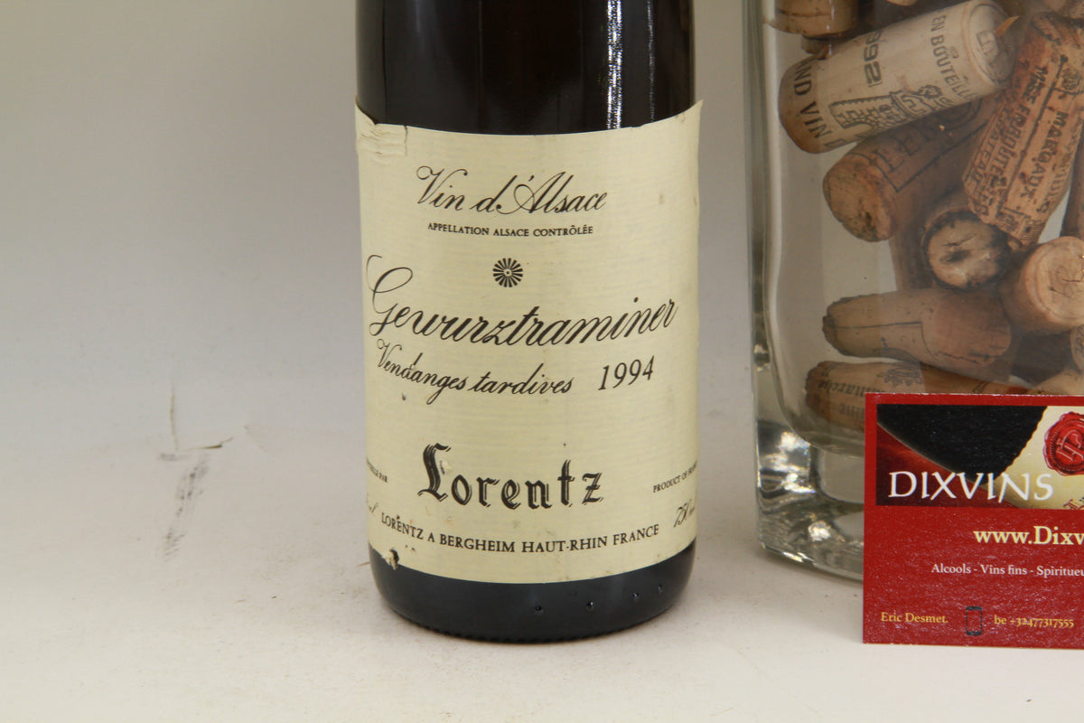Gewurztraminer  Grand Cru   Vendanges Tardives  1994  Lorentz