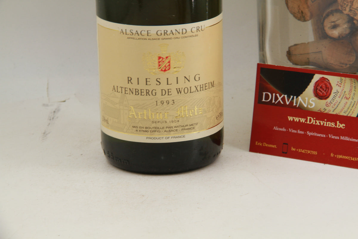 Riesling Grand Cru Altenberg de Wolxheim.   1993  Arthur Metz