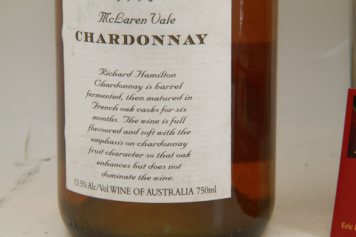 Chardonnay McLaren Vale.  Richard Hamilton  1996      Australie