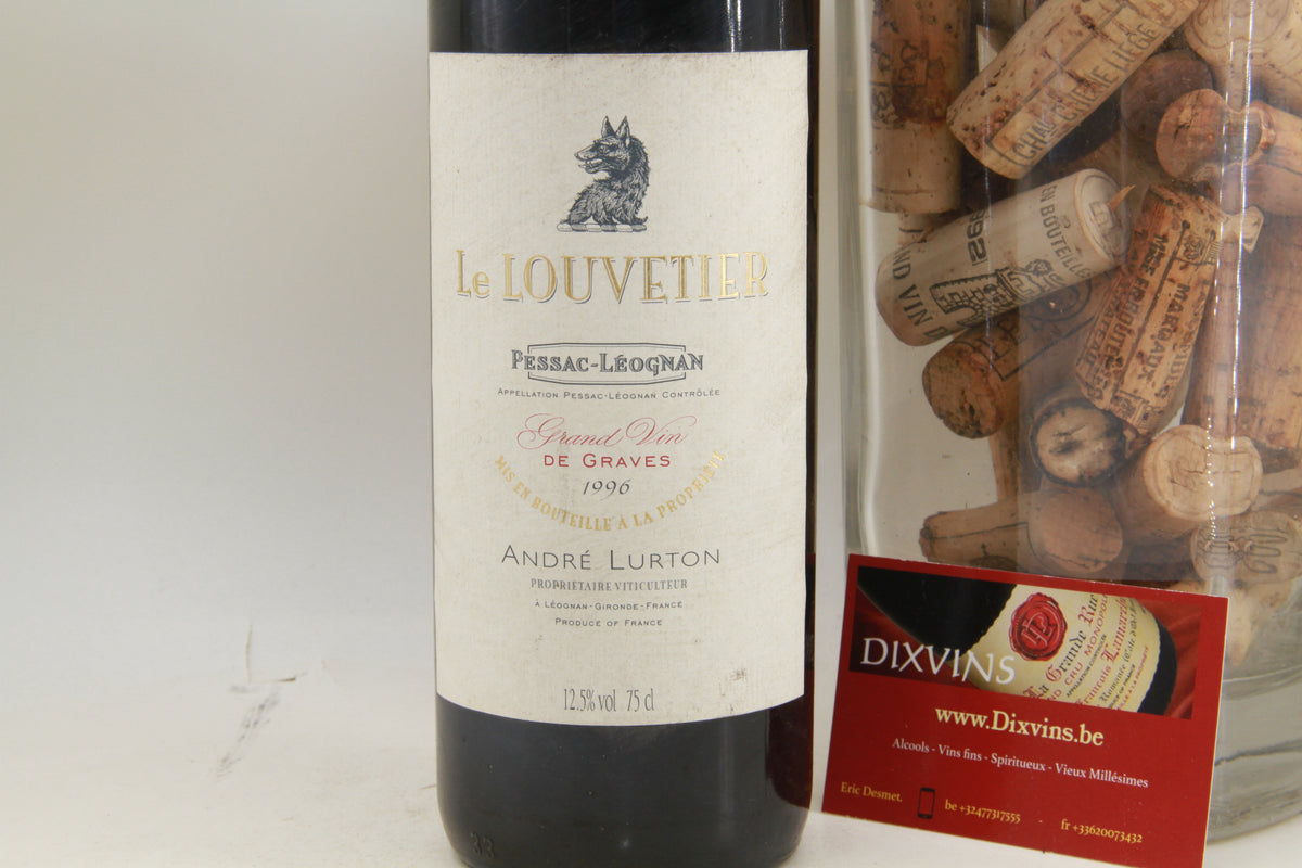 Le Louvetier  1996.  Pessac Léognan.  Lurton   (La Louvière)