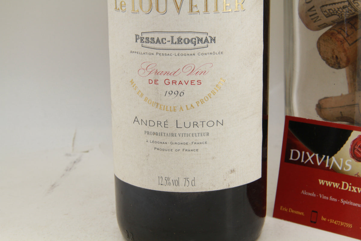 Le Louvetier  1996.  Pessac Léognan.  Lurton   (La Louvière)