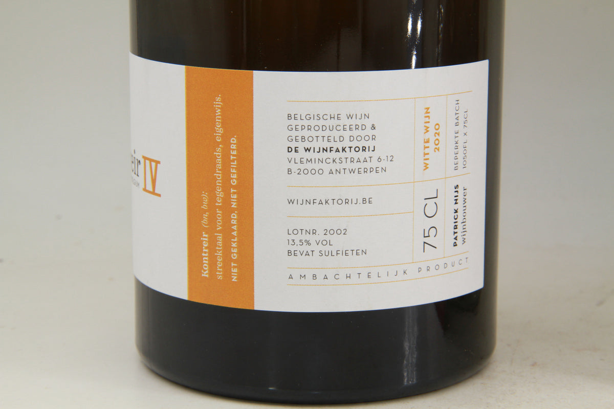 Kontreir IV  2020.  De Wijnfaktorij  Hageland