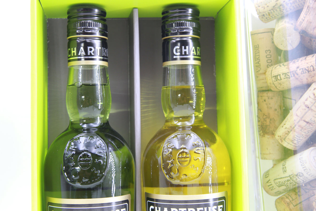 Coffret Dégustation  Chartreuse Père Chartreux   Jaune et verte. 2023