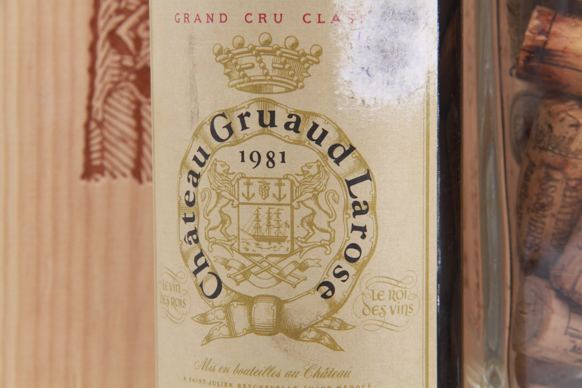 Chateau Gruaud Larose. Grand Cru Classé Saint Julien. 1981