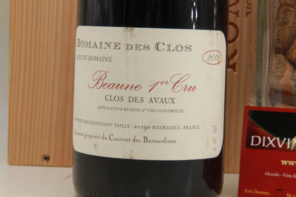 Beaune 1er Cru Clos Des Avaux Domaine Des Clos   2000