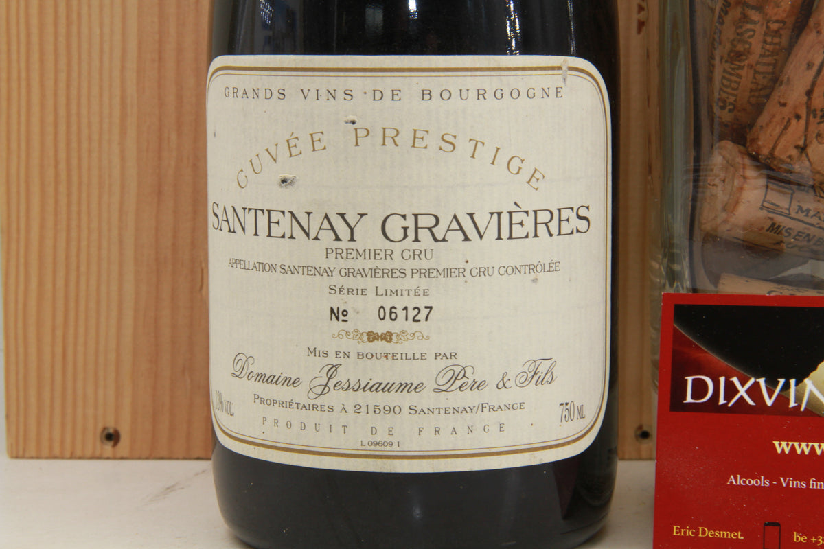 Santenay 1er Cru "Gravières " 1998 Domaine Jessiaume