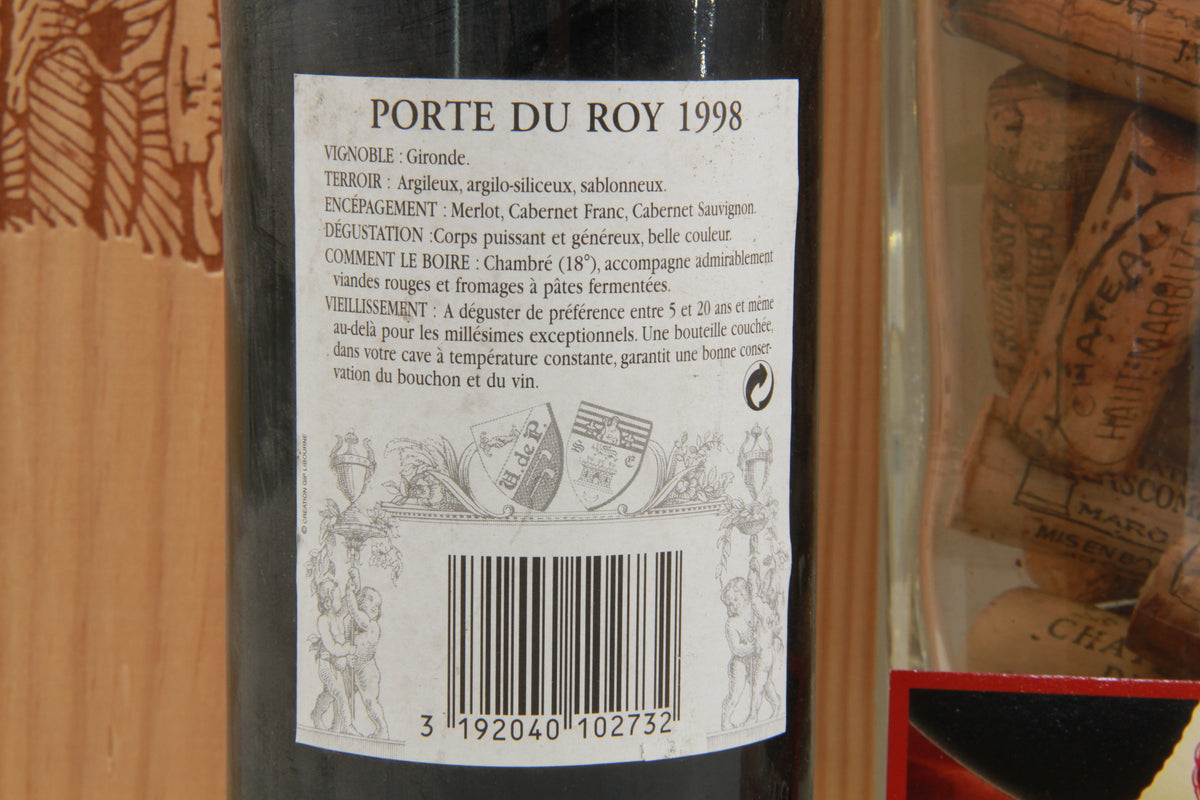 Porte du Roy   Saint Émilion Grand Cru   1998