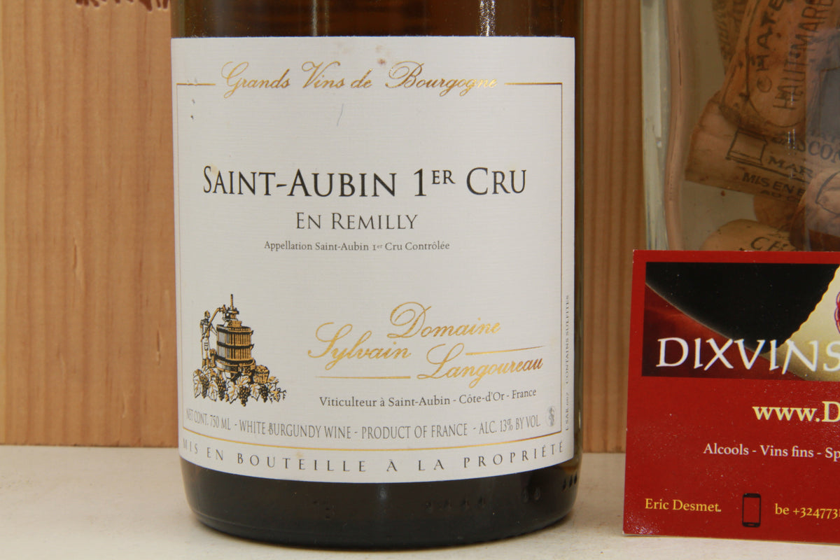 Saint Aubin  1er Cru   En Remilly   Domaine Sylvain Langourou    2012