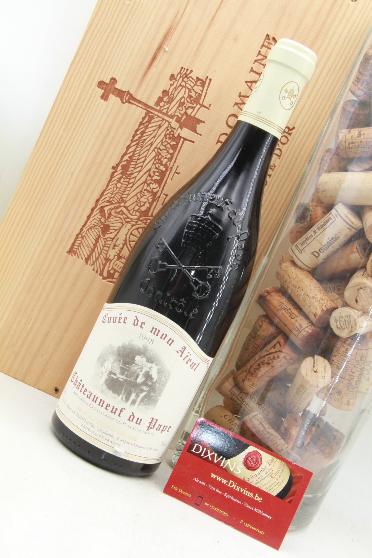 Chateauneuf Du Pape.   Cuvée de mon Aieul   Usseglio.     1998