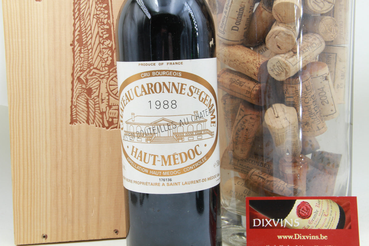 Château  Caronne Ste Gemme. Haut Médoc  Cru Bourgeois   1988