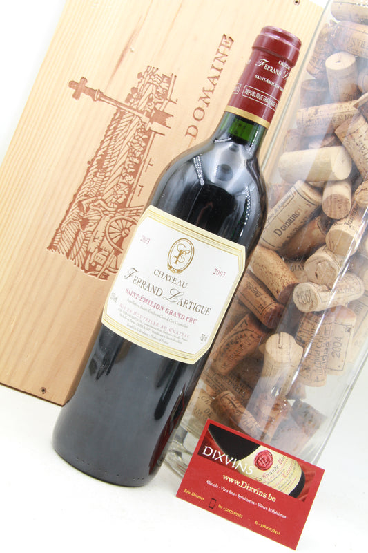 Chateau Ferrand lartigue    Saint Émilion Grand Cru    2003