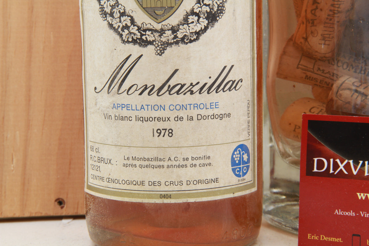 Monbazillac   1978. Centre Oenologique des Crus