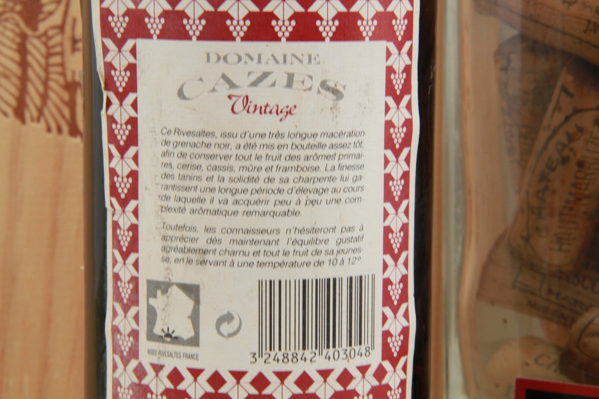 Rivesaltes Vintage  Domaine Cazes.    1994