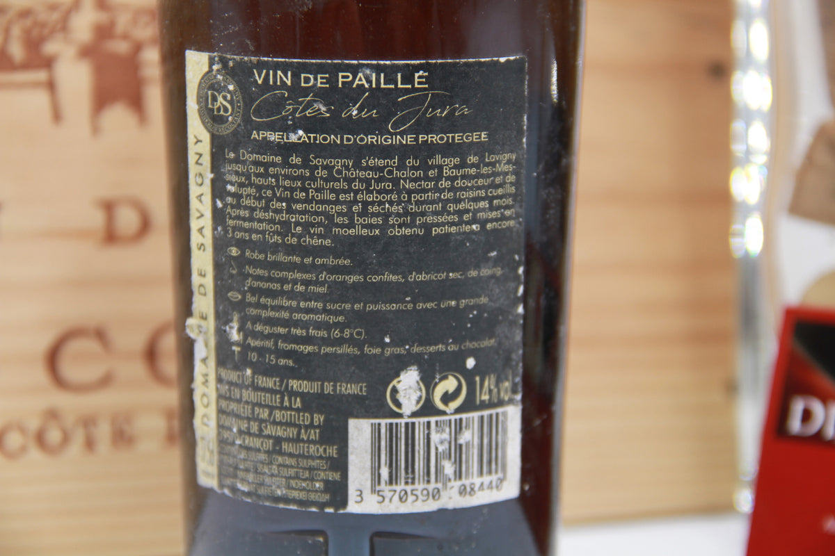 Vin de Paille  Cotes de Jura   Domaine  Savagny     2013