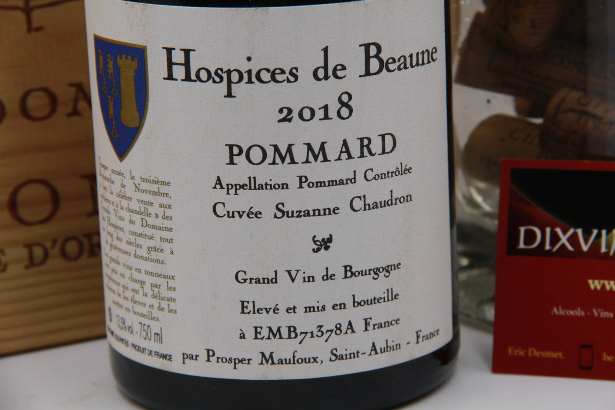 Hospices de Beaune "Pommard" Cuvée Suzanne Chaudron – Prosper Maufoux. 2018