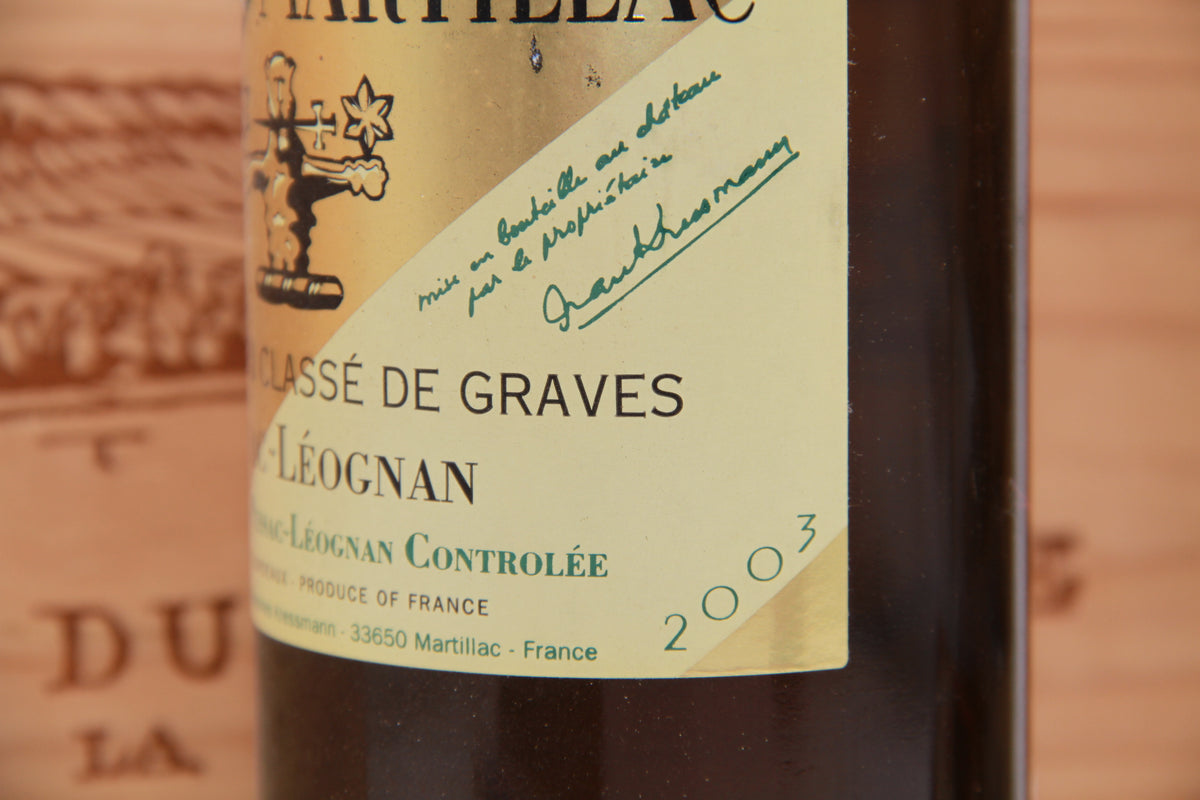 Château Latour Martillac Grand Cru Classé   Pessac-Léognan. 2003