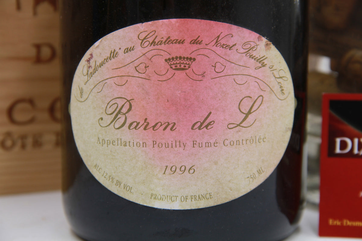 Pouilly Fumé. Baron De L.   Ladoucette    Chateau Du Nozet.  1996