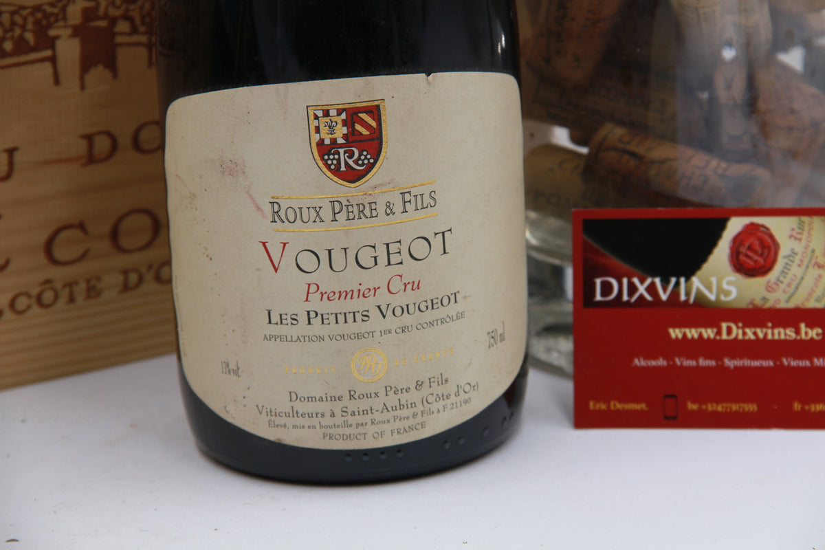 Vougeot 1er Cru "Les Petits Vougeot "  Domaine Roux Père & Fils. 1992